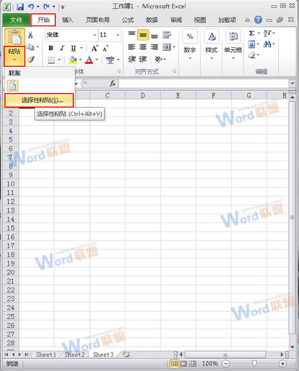 ôWordă(ni)ԈDƬʽ뵽Excel2010У